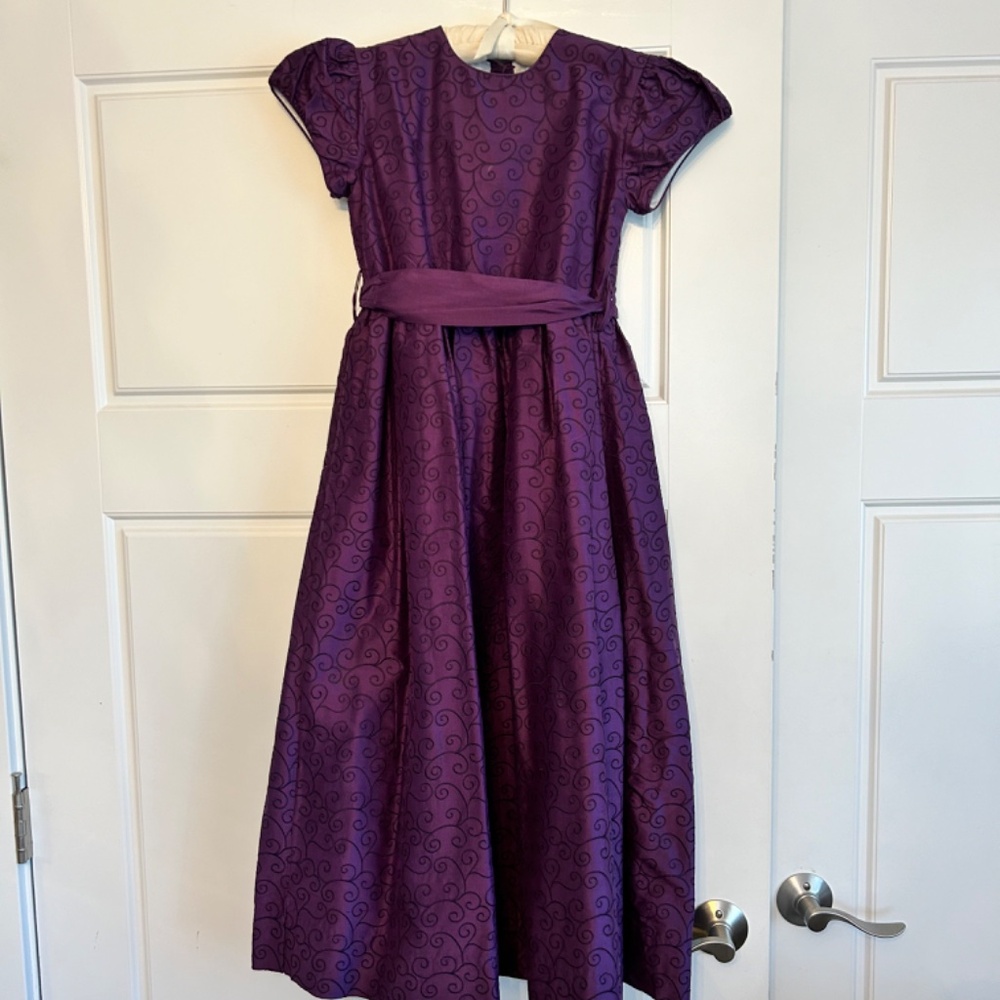 Heirloom Strasburg Raw Silk Holiday Dress